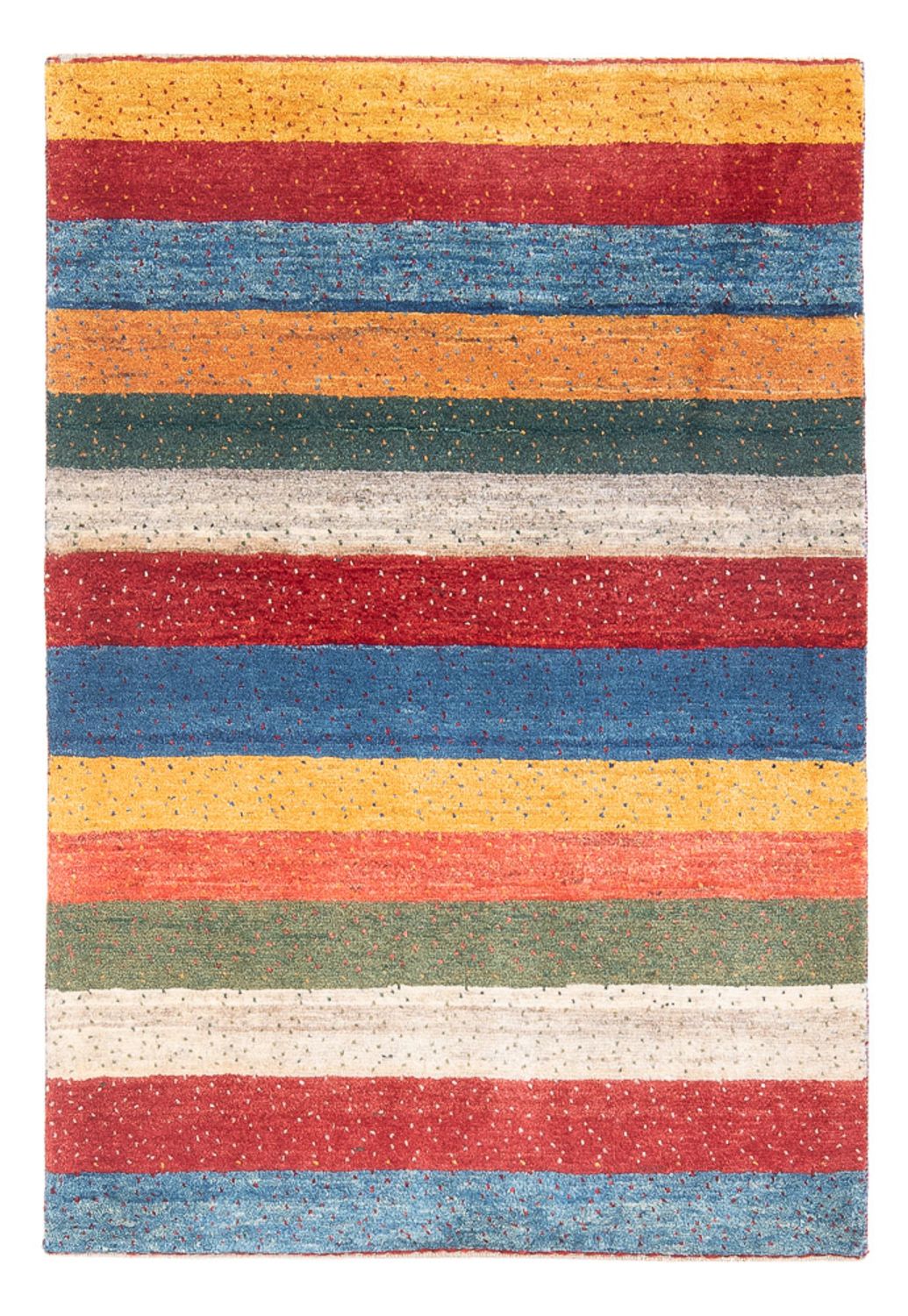 Alfombra Gabbeh - Loribaft Persa - 129 x 87 cm - multicolor