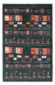 Loribaft Alfombra 85x135cm - Perserteppich Wollteppich