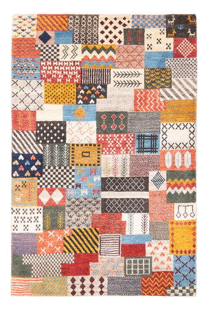 Alfombra Gabbeh - Loribaft Persa - 125 x 82 cm - multicolor