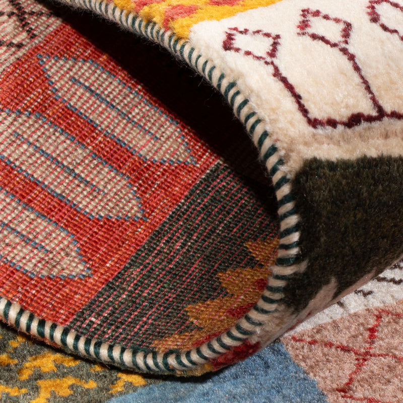 Alfombra Gabbeh - Loribaft Persa - 125 x 82 cm - multicolor
