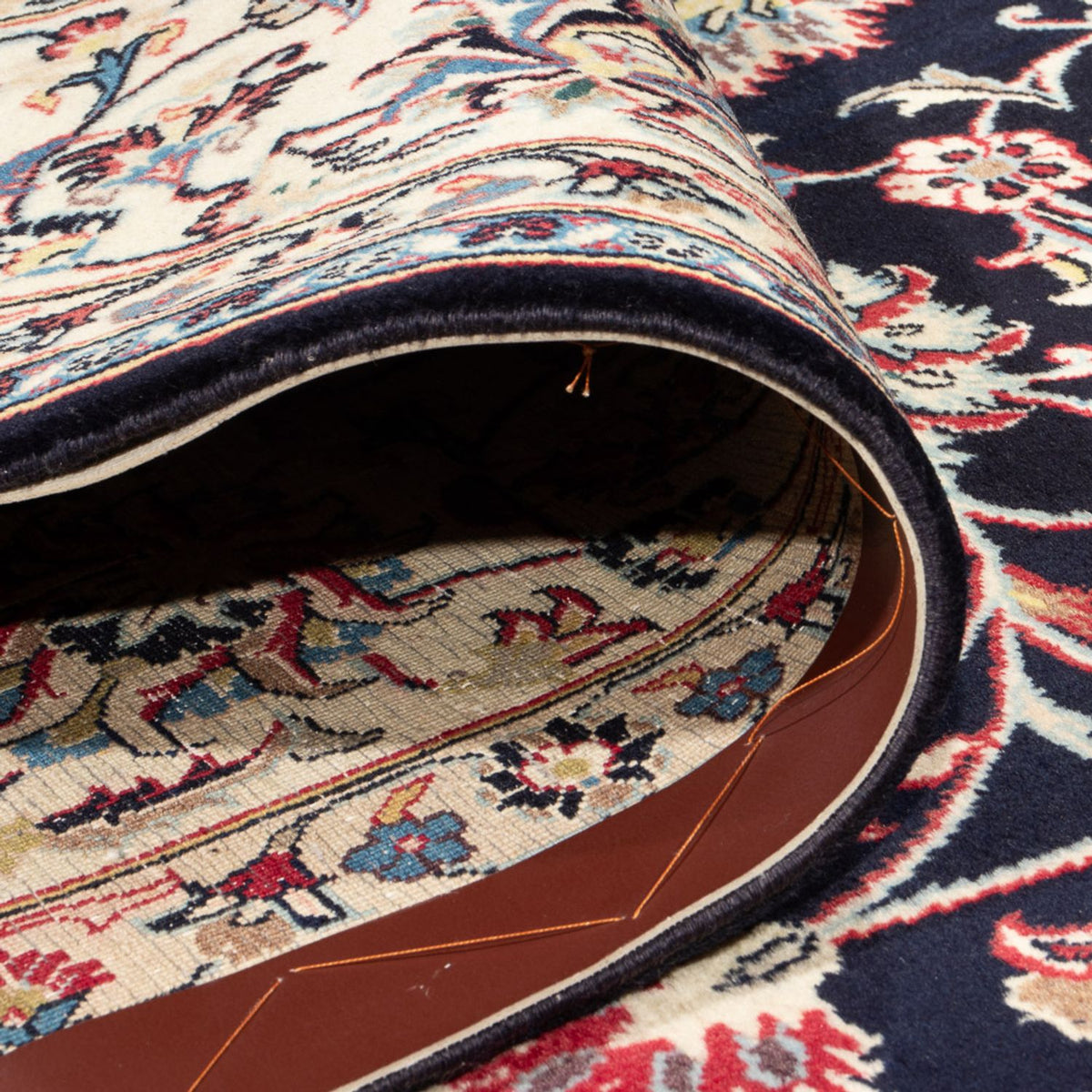 Alfombra persa - Clásica - 340 x 243 cm - azul oscuro