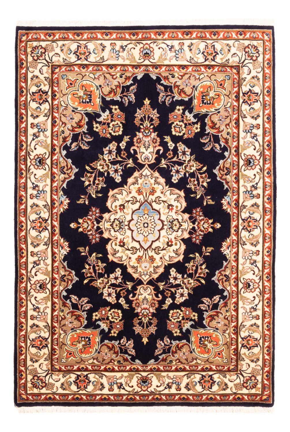 Alfombra persa - Clásica - 174 x 120 cm - azul oscuro