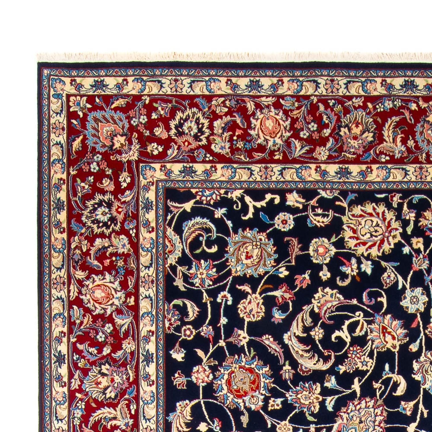 Alfombra persa - Clásica - 348 x 248 cm - azul oscuro