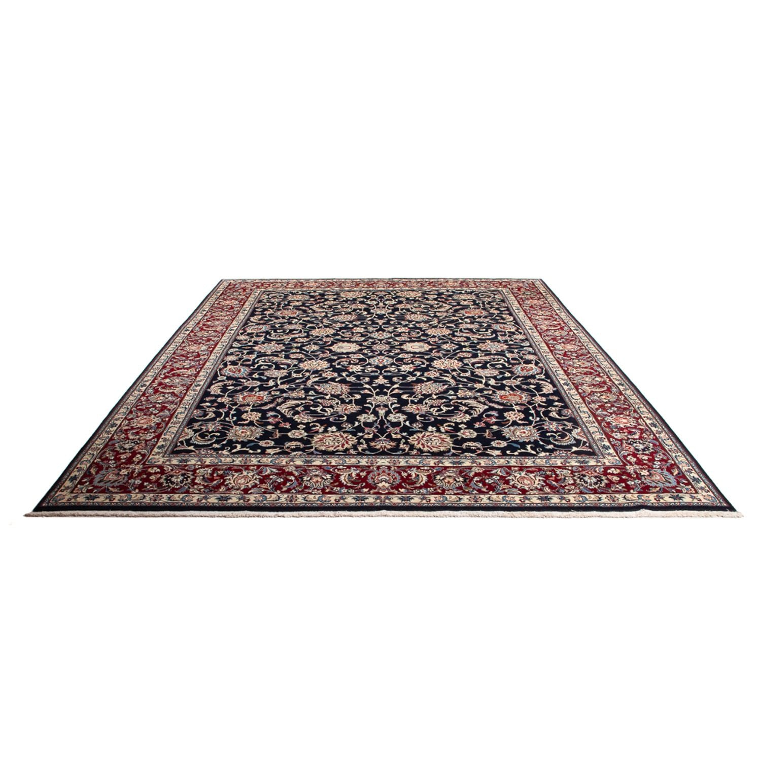 Alfombra persa - Clásica - 348 x 248 cm - azul oscuro