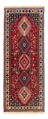 Alfombra de pasillo Alfombra persa - Nómada - 198 x 80 cm - rojo