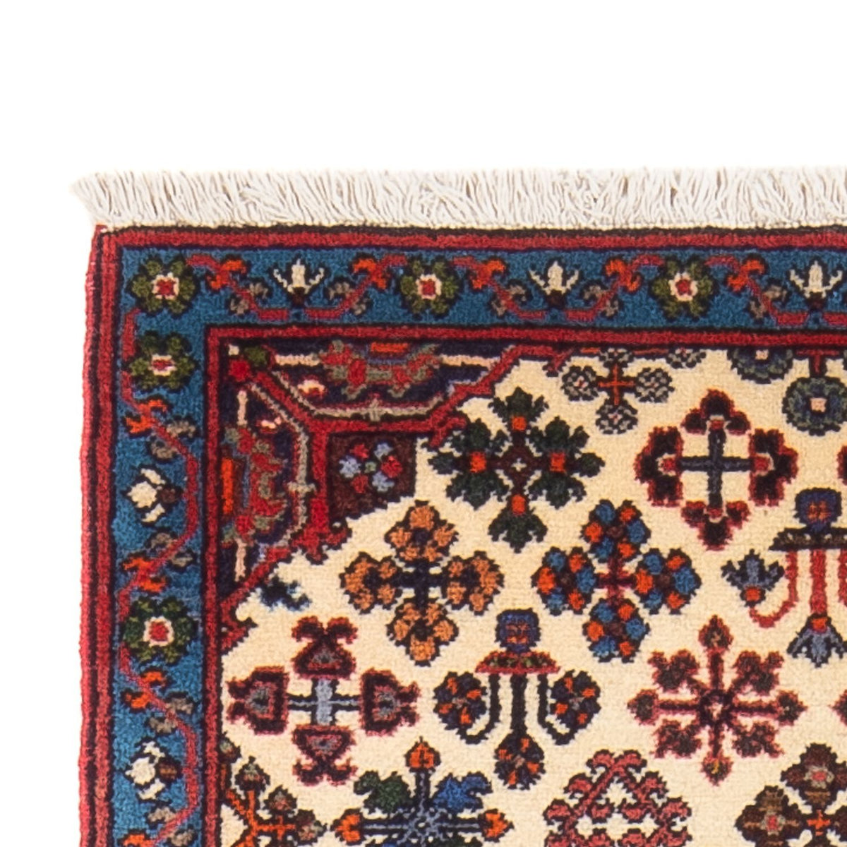 Alfombra de pasillo Alfombra persa - Nómada - 165 x 65 cm - crema