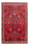 Meymeh Alfombra 110x168cm - Alfombra persa - Rectángulo / Rojo / 110 x 168 cm Rectángulo