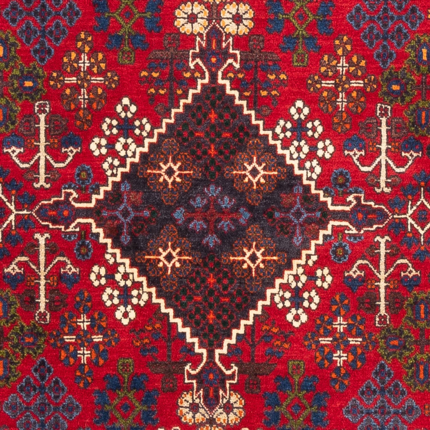 Alfombra persa - Nómada - 157 x 110 cm - rojo