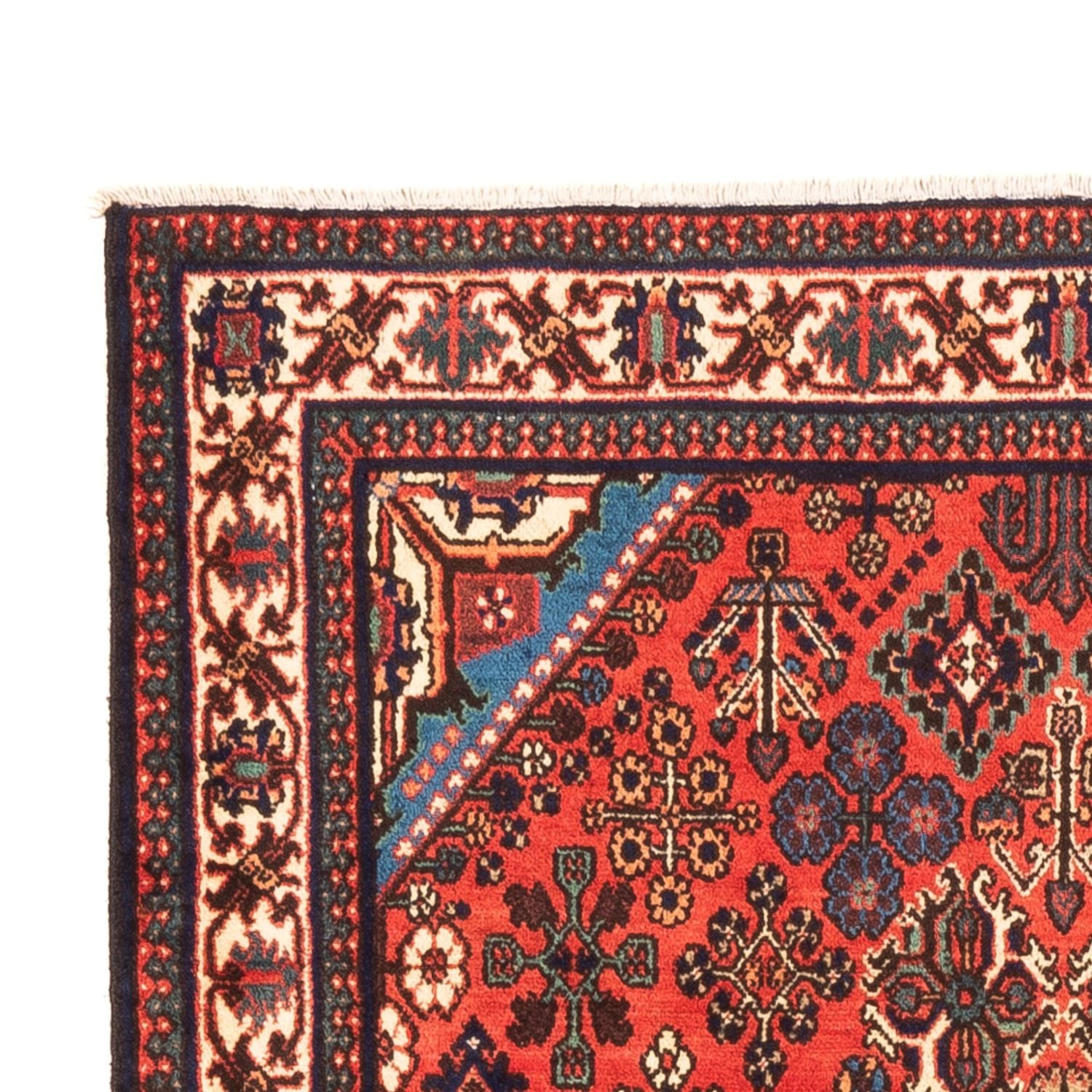 Alfombra persa - Nómada - 156 x 105 cm - rojo