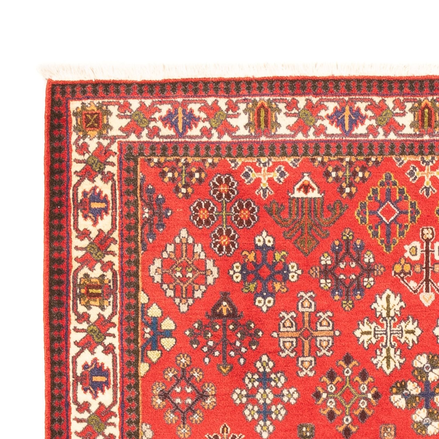 Alfombra persa - Nómada - 154 x 107 cm - rojo