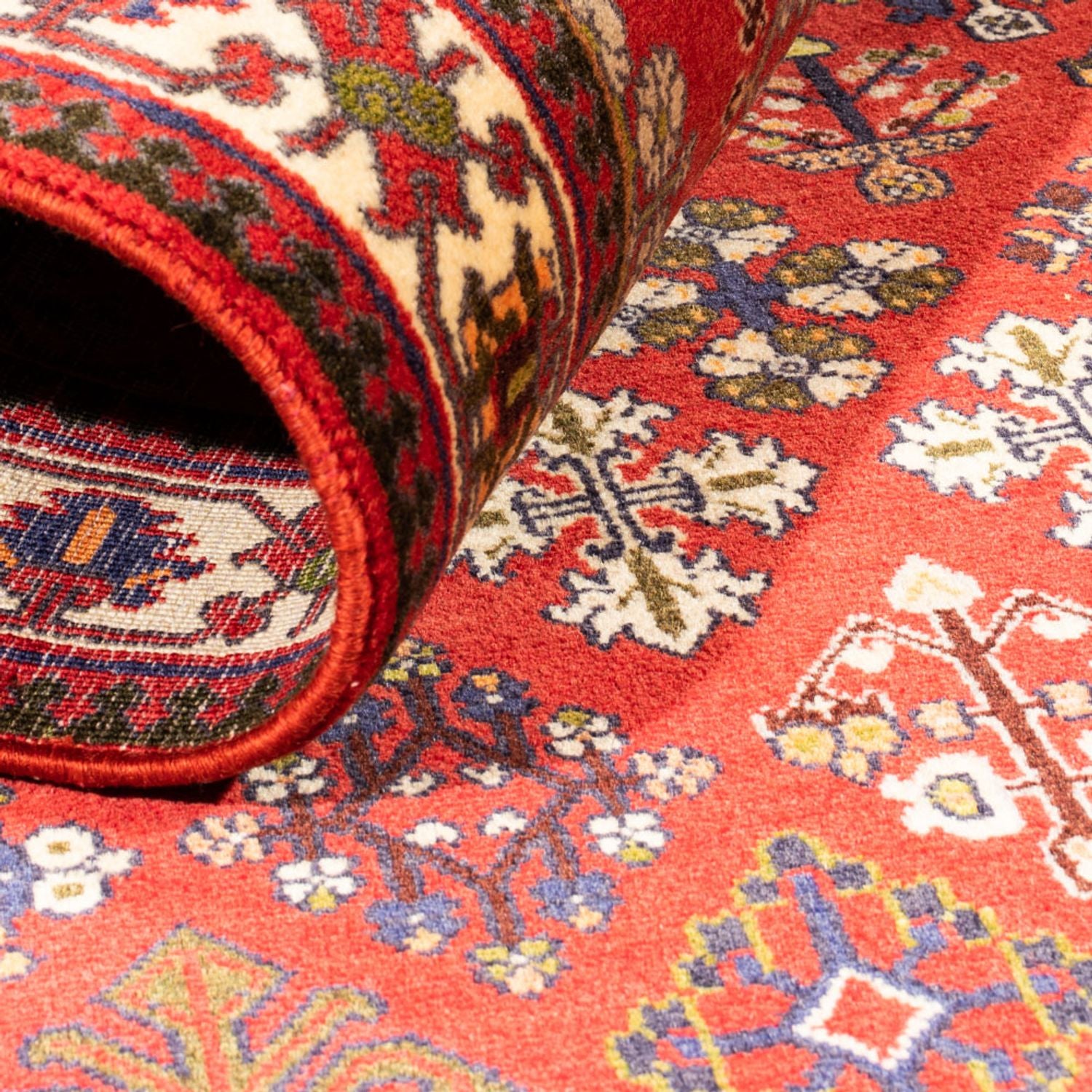 Alfombra persa - Nómada - 154 x 107 cm - rojo