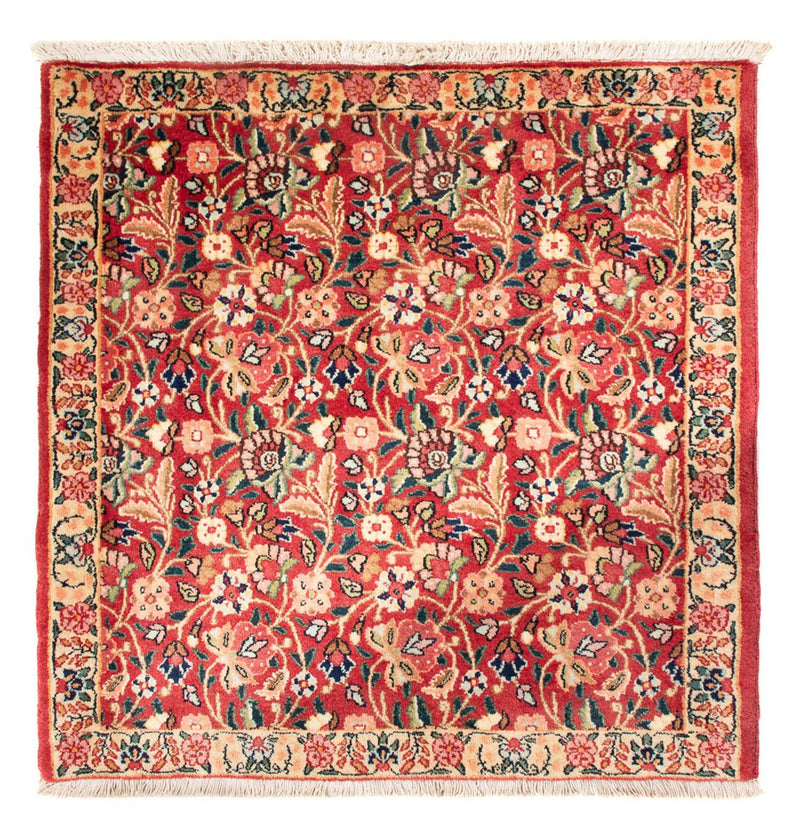 Alfombra persa - Nómada - 84 x 84 cm - rojo