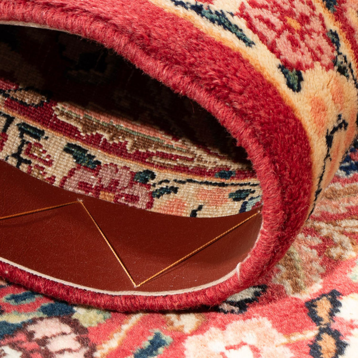 Alfombra persa - Nómada - 84 x 84 cm - rojo