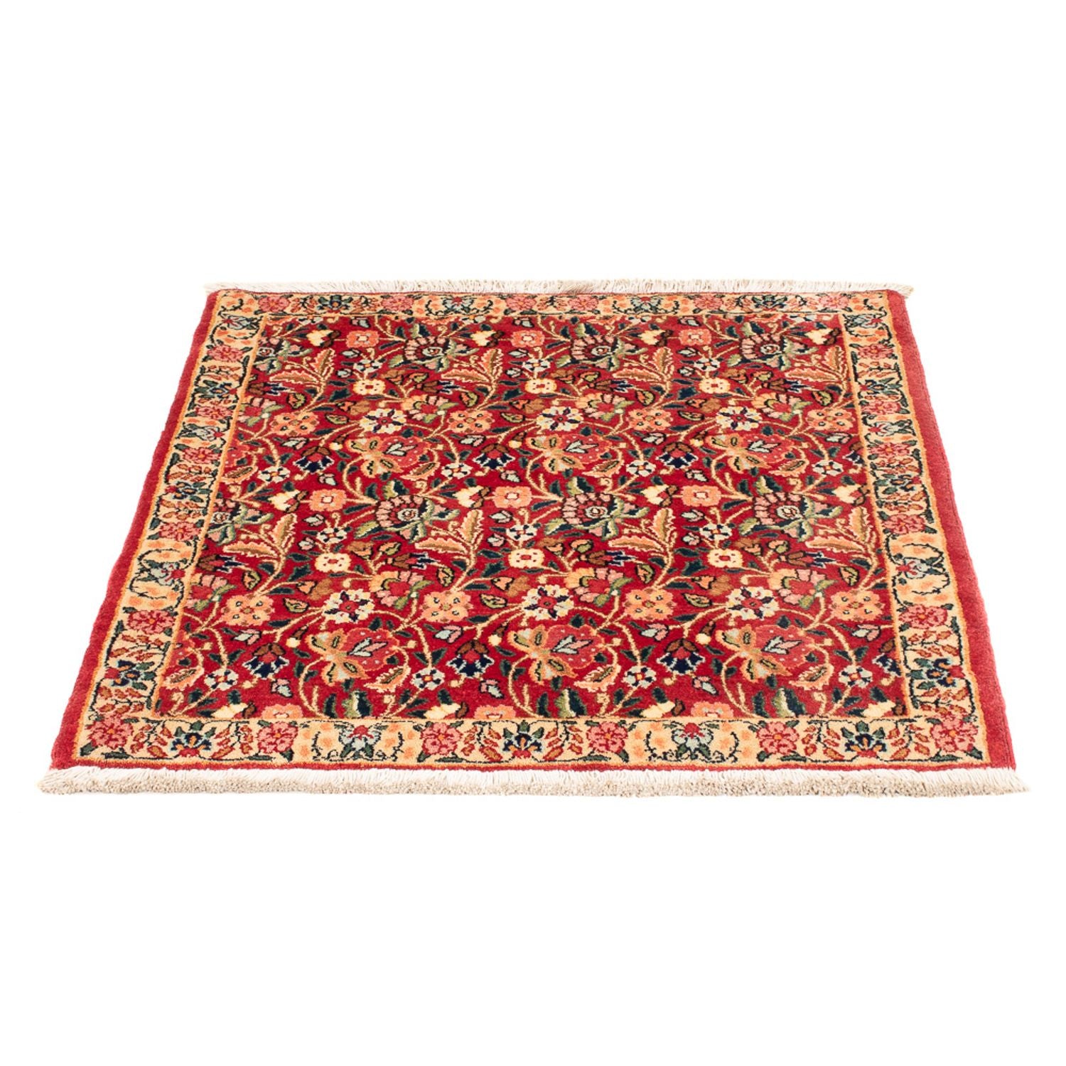 Alfombra persa - Nómada - 84 x 84 cm - rojo