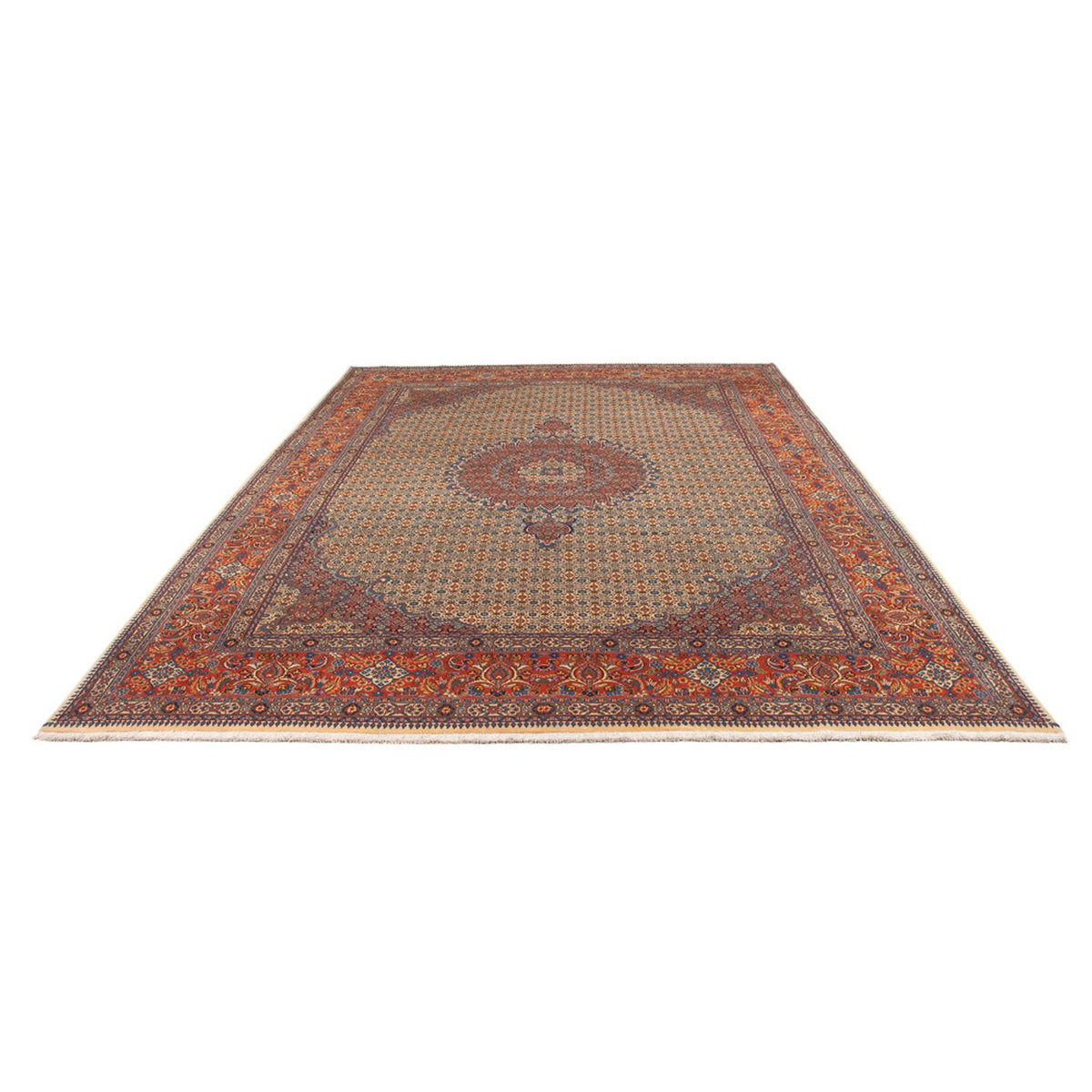 Alfombra persa - Clásica - 350 x 243 cm - beige oscuro