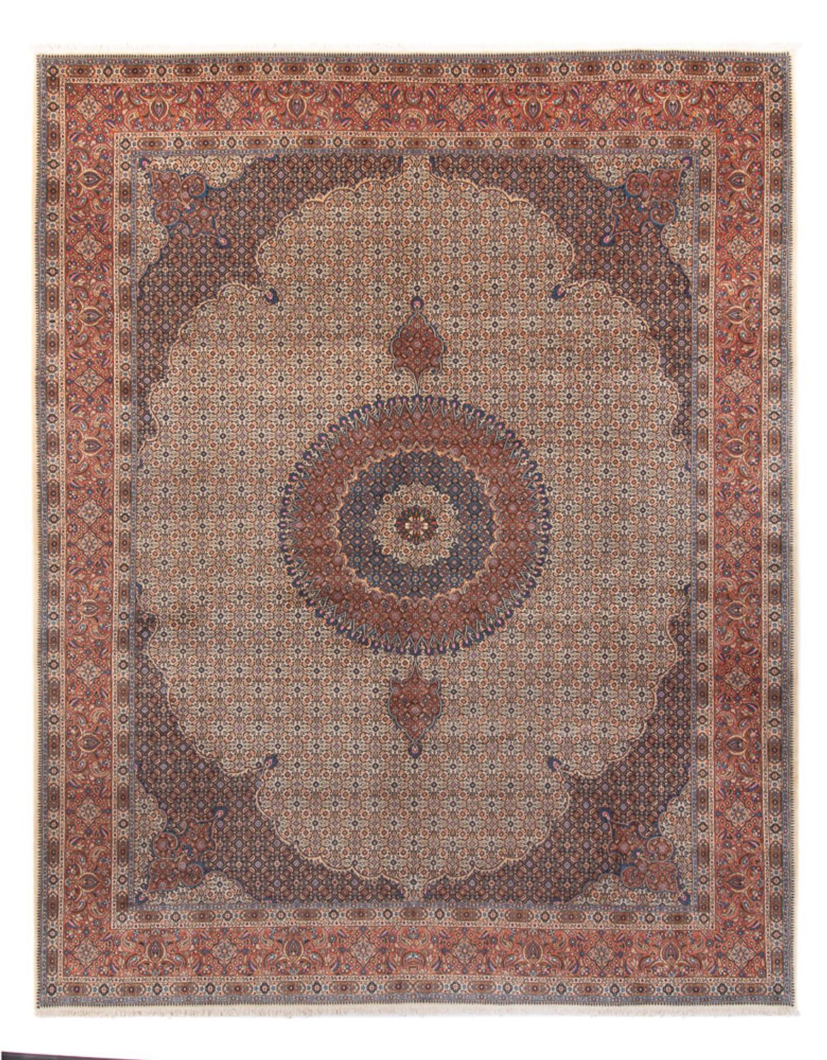 Alfombra persa - Clásica - 397 x 301 cm - beige oscuro
