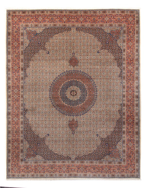 Alfombra persa - Clásica - 397 x 301 cm - beige oscuro