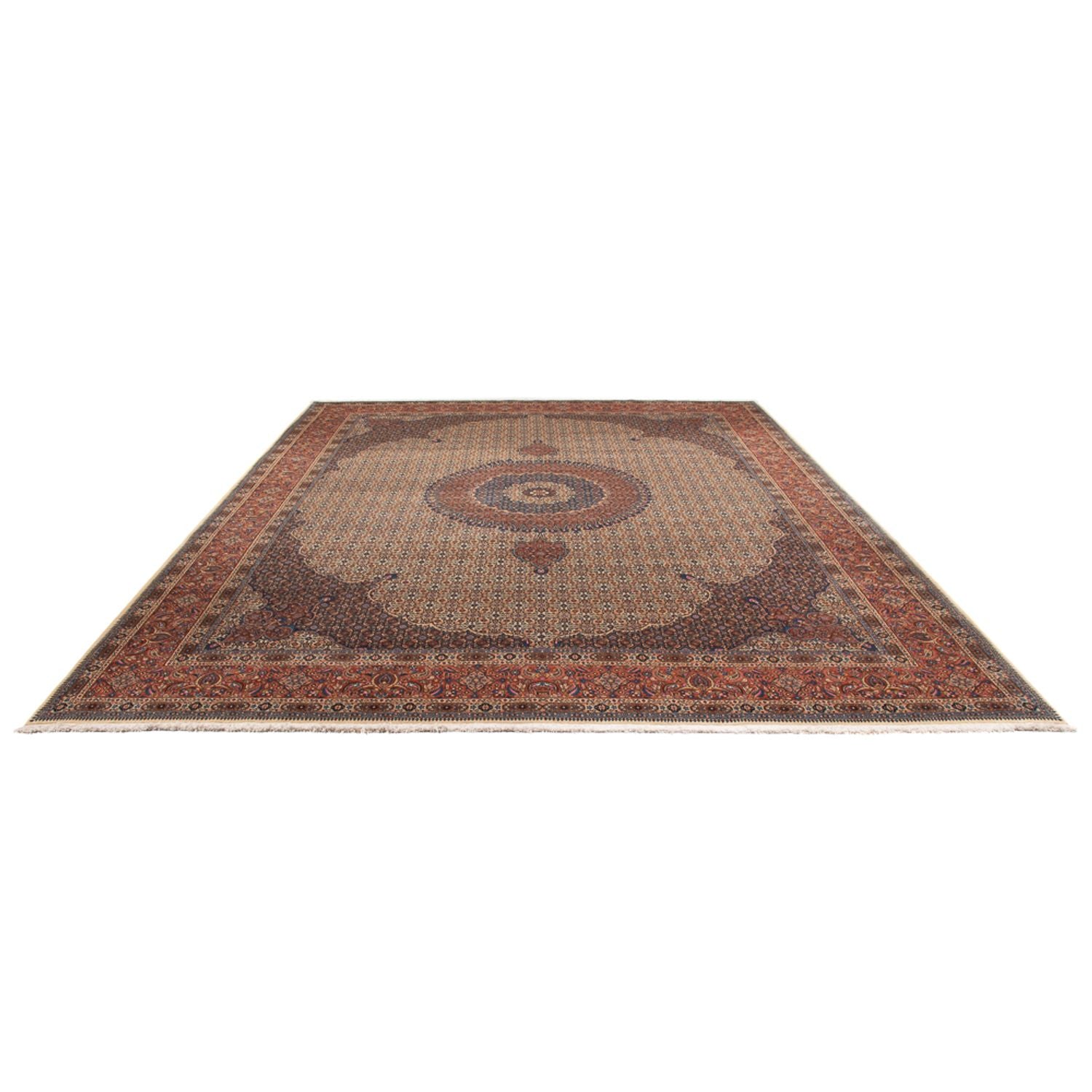 Alfombra persa - Clásica - 397 x 301 cm - beige oscuro