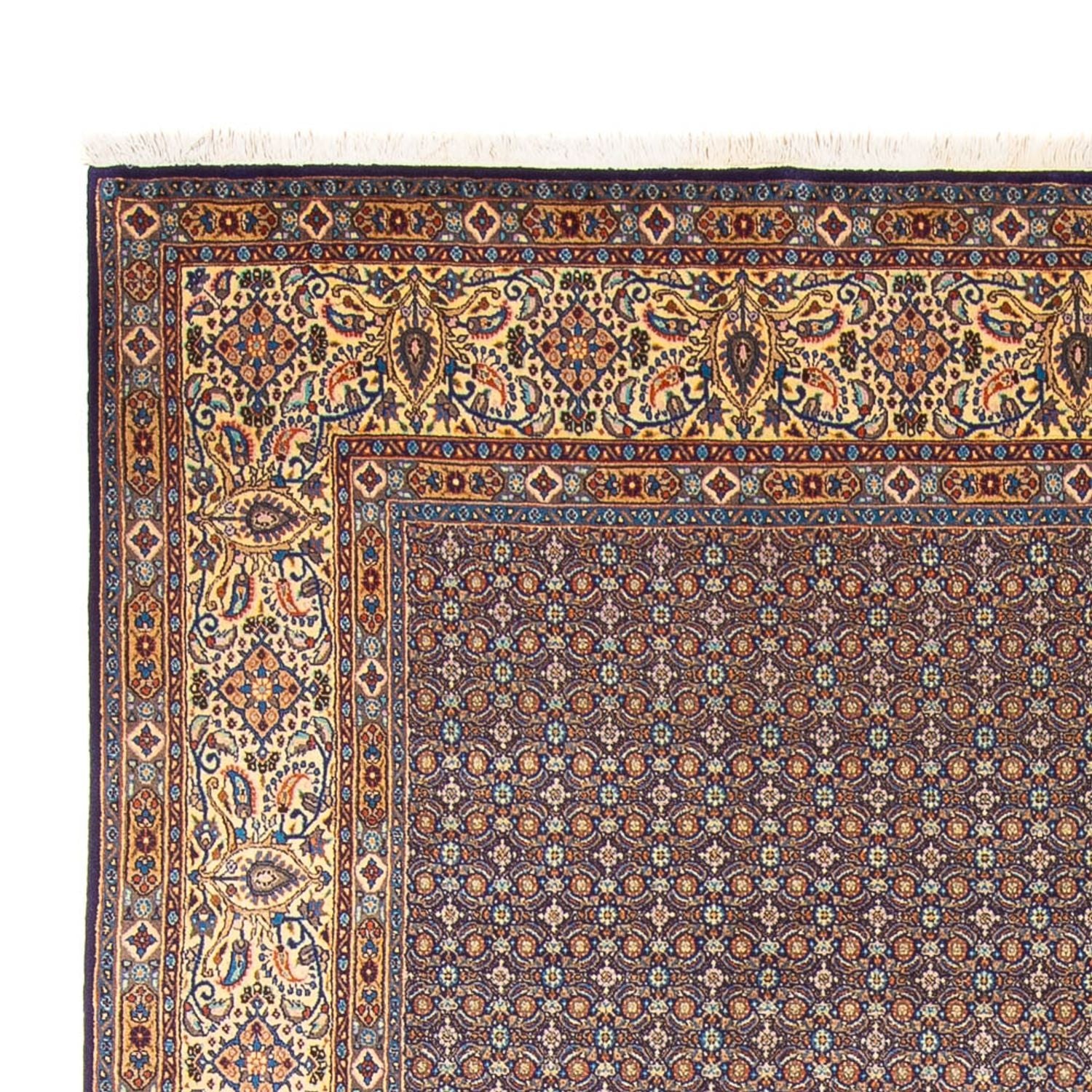 Alfombra persa - Clásica - 343 x 248 cm - azul oscuro