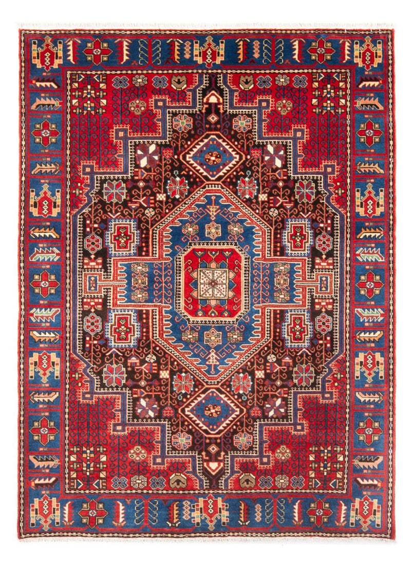 Alfombra persa - Nómada - 200 x 143 cm - rojo