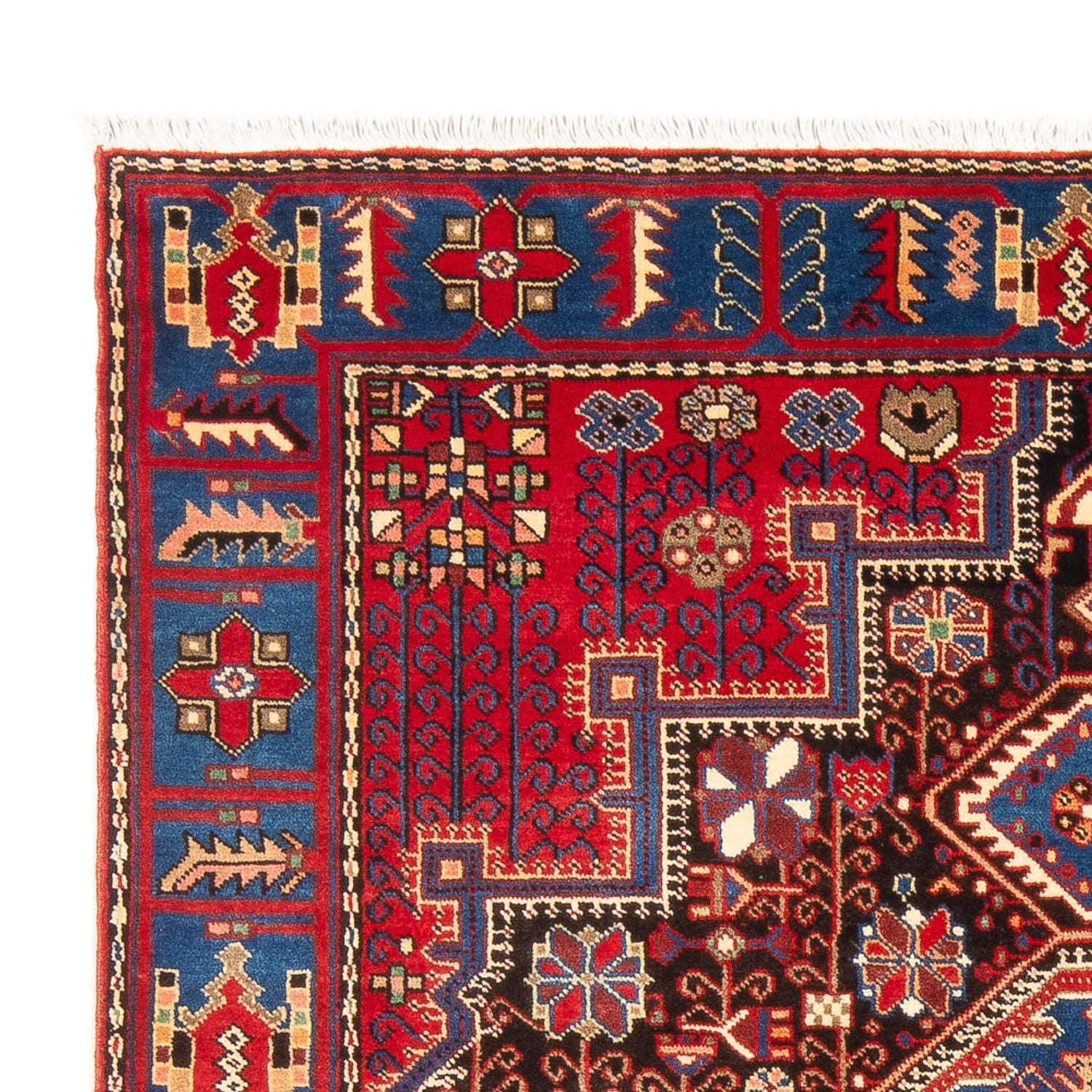 Alfombra persa - Nómada - 200 x 143 cm - rojo