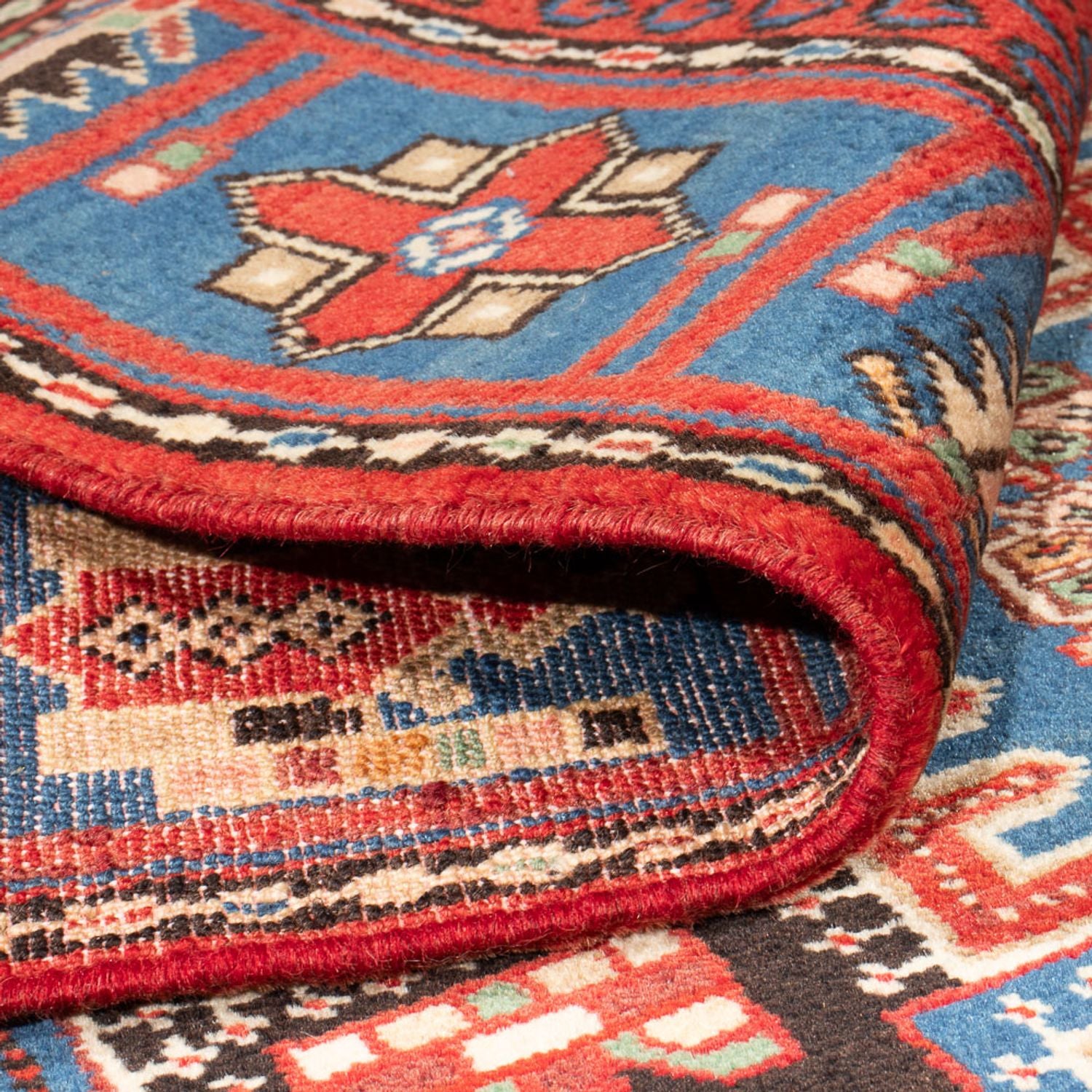 Alfombra persa - Nómada - 200 x 143 cm - rojo