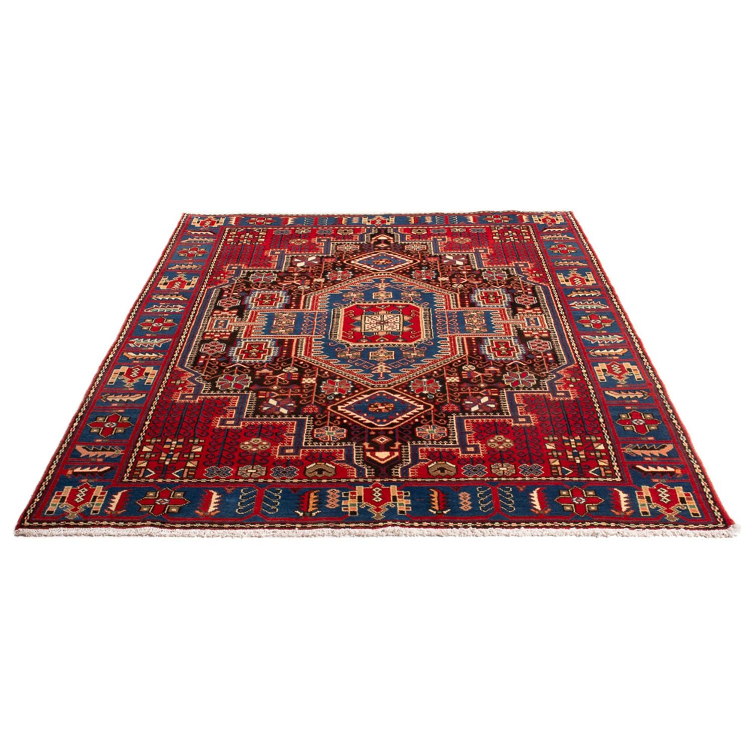 Alfombra persa - Nómada - 200 x 143 cm - rojo