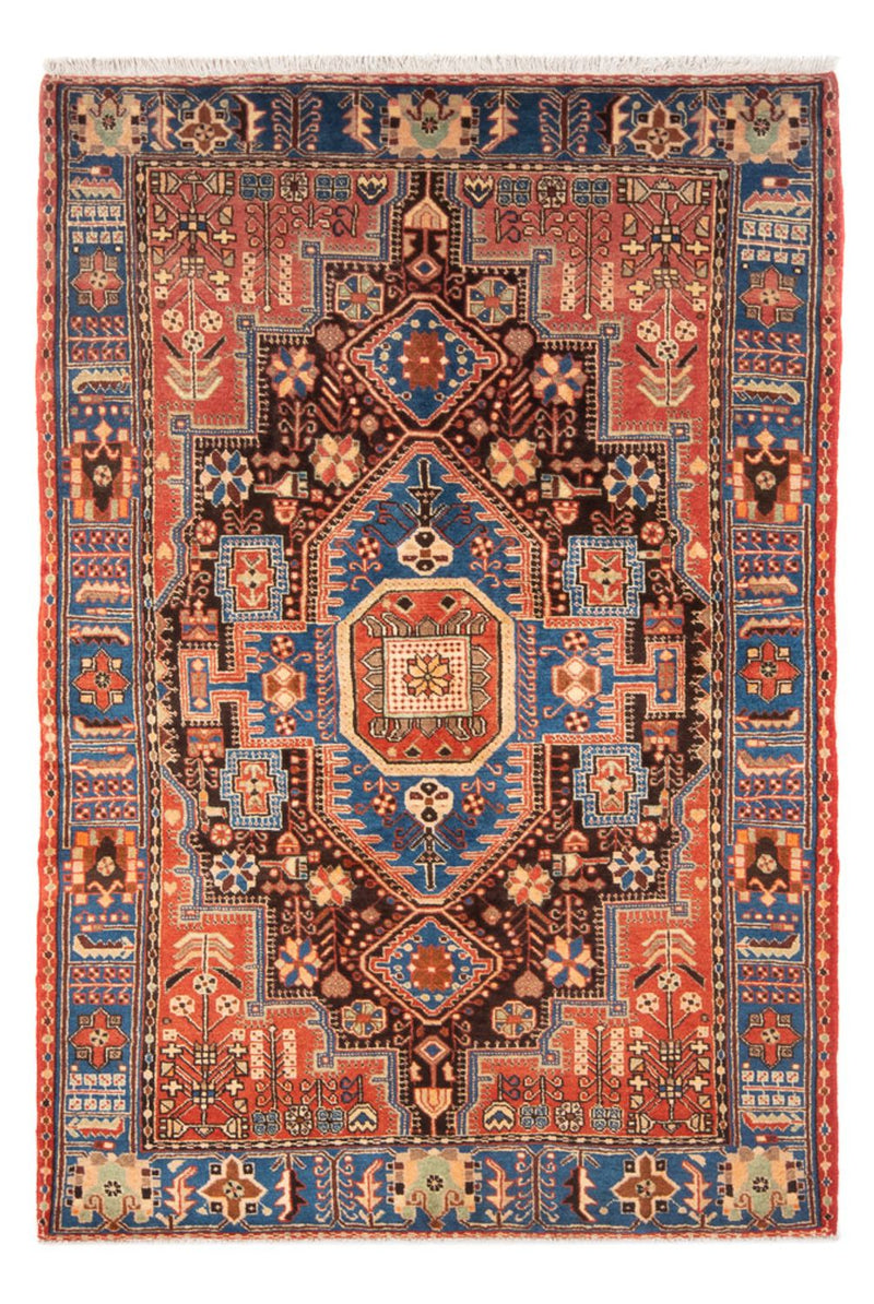 Alfombra persa - Nómada - 214 x 135 cm - azul