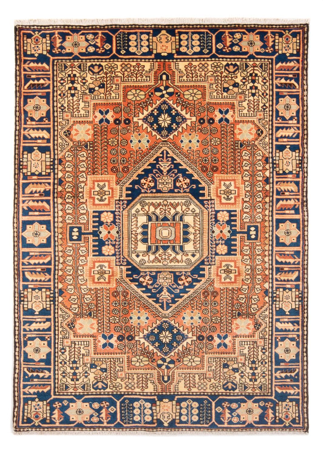 Alfombra persa - Nómada - 200 x 140 cm - beige claro
