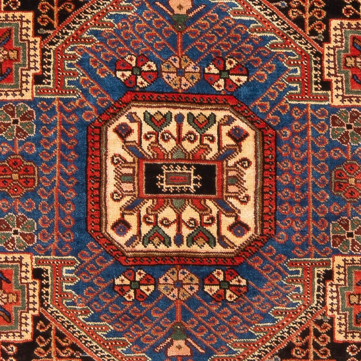 Alfombra persa - Nómada - 205 x 137 cm - azul