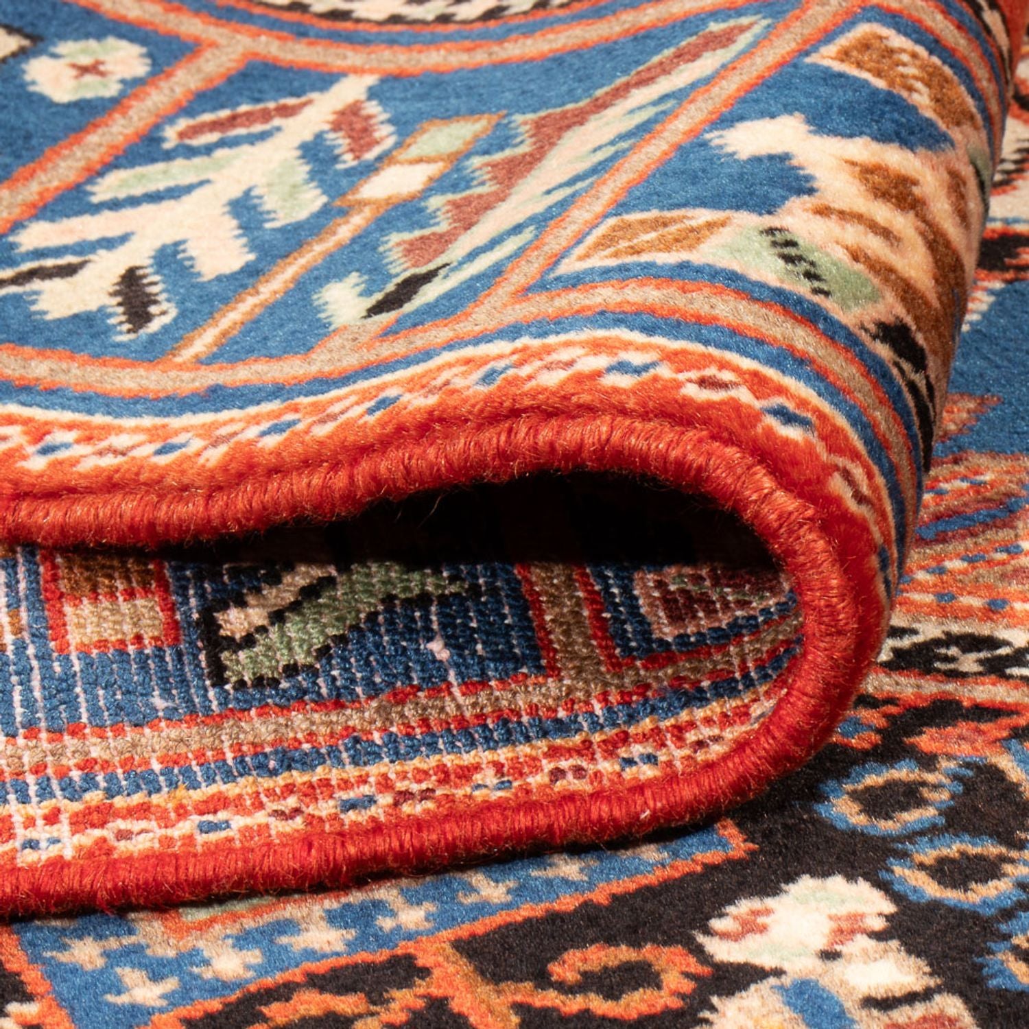 Alfombra persa - Nómada - 200 x 147 cm - azul
