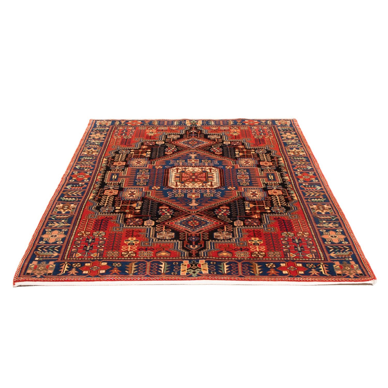 Alfombra persa - Nómada - 200 x 147 cm - azul