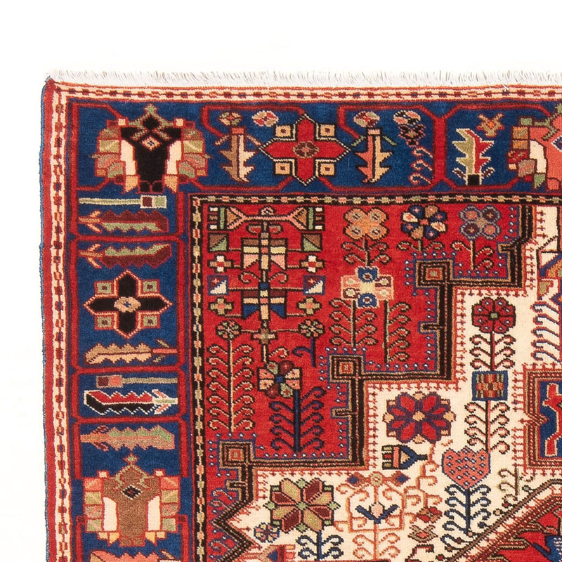 Alfombra persa - Nómada - 201 x 132 cm - rojo