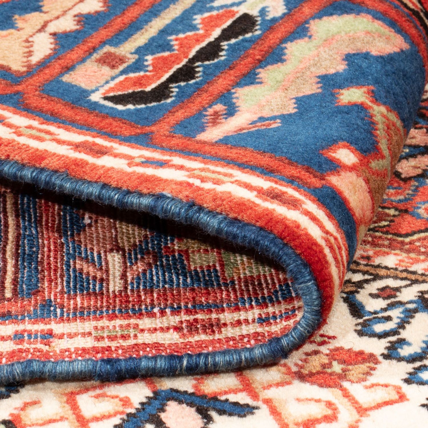 Alfombra persa - Nómada - 201 x 132 cm - rojo