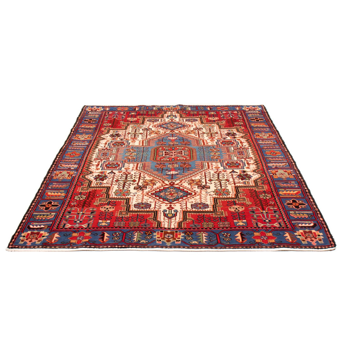 Alfombra persa - Nómada - 199 x 150 cm - azul