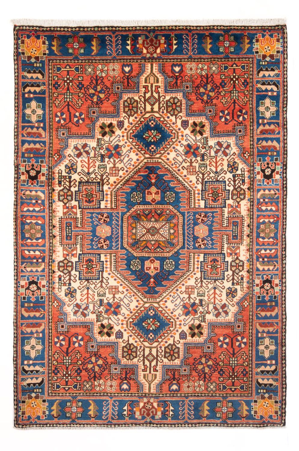 Alfombra persa - Nómada - 205 x 142 cm - azul