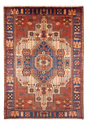 Alfombra persa - Nómada - 210 x 142 cm - azul
