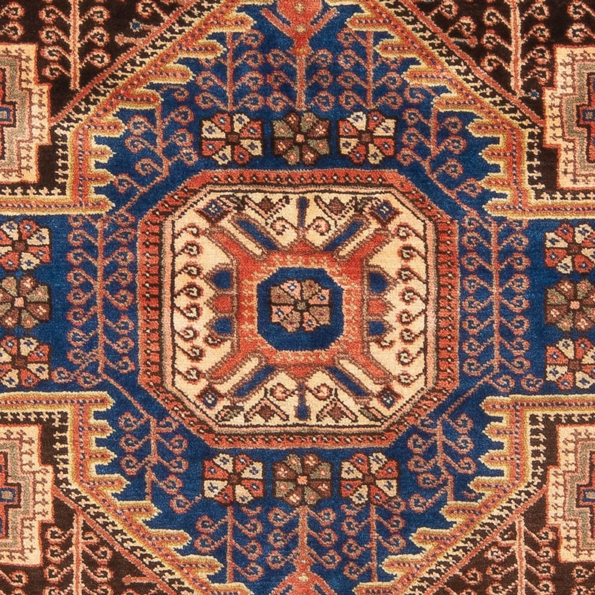 Alfombra persa - Nómada - 195 x 150 cm - azul