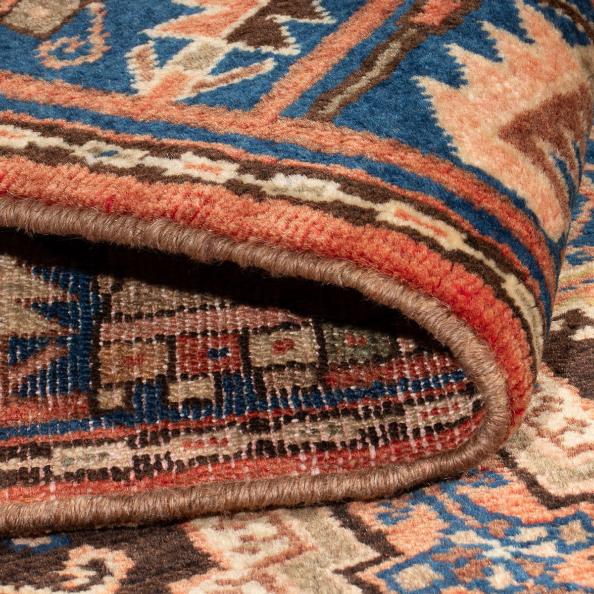 Alfombra persa - Nómada - 195 x 150 cm - azul