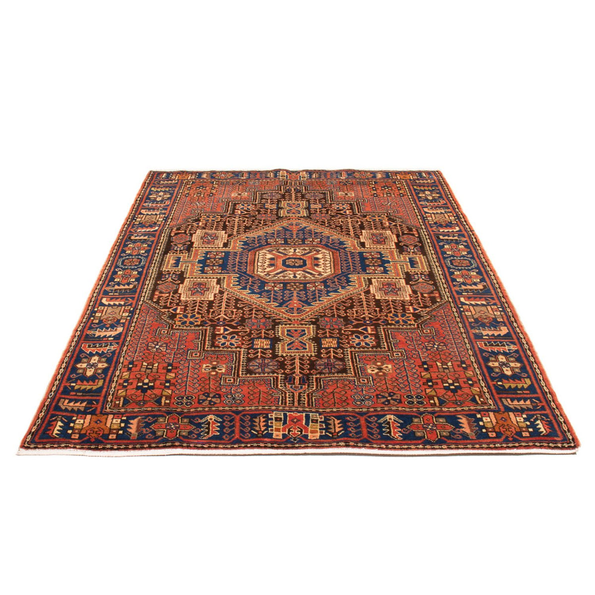Alfombra persa - Nómada - 195 x 150 cm - azul