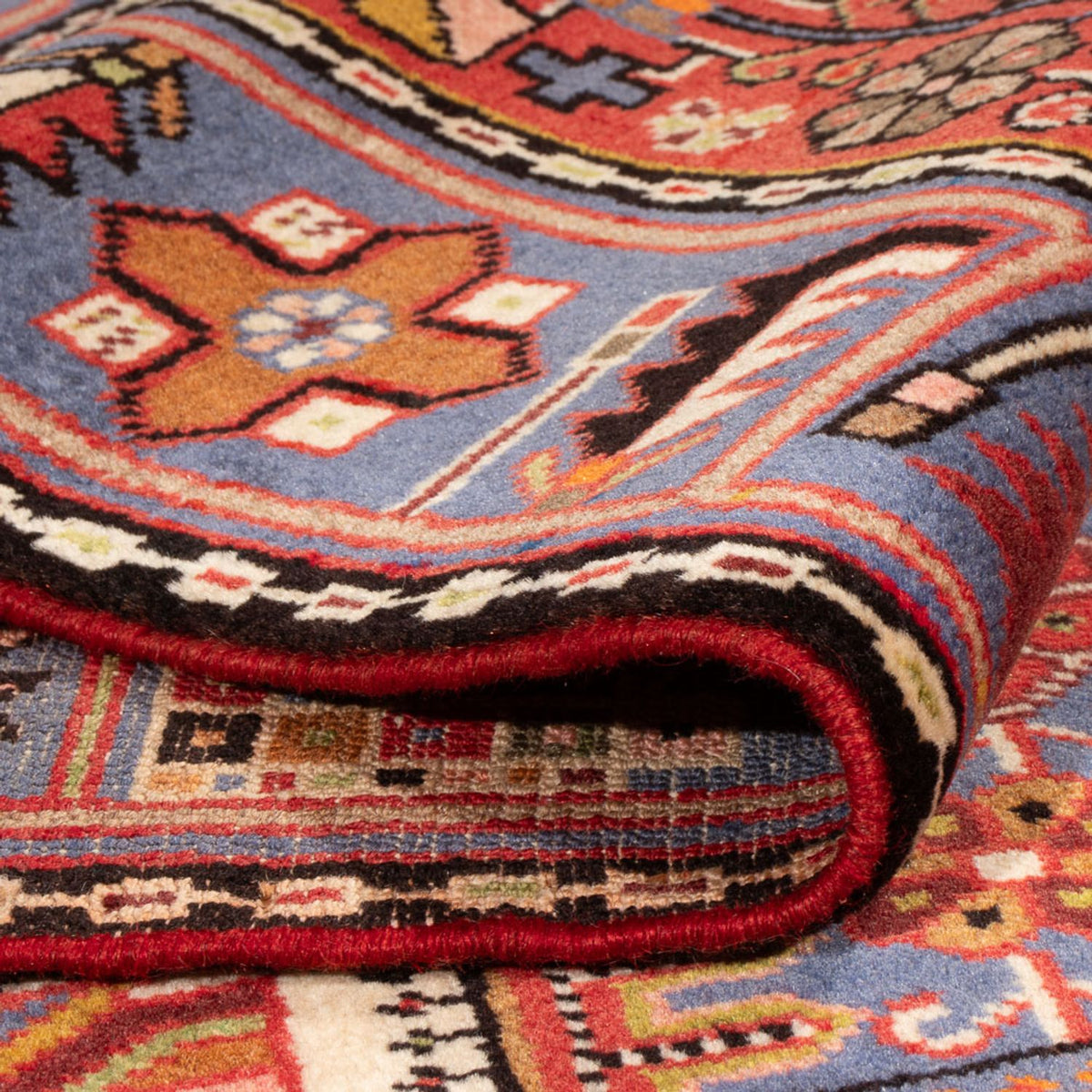 Alfombra persa - Nómada - 200 x 130 cm - azul