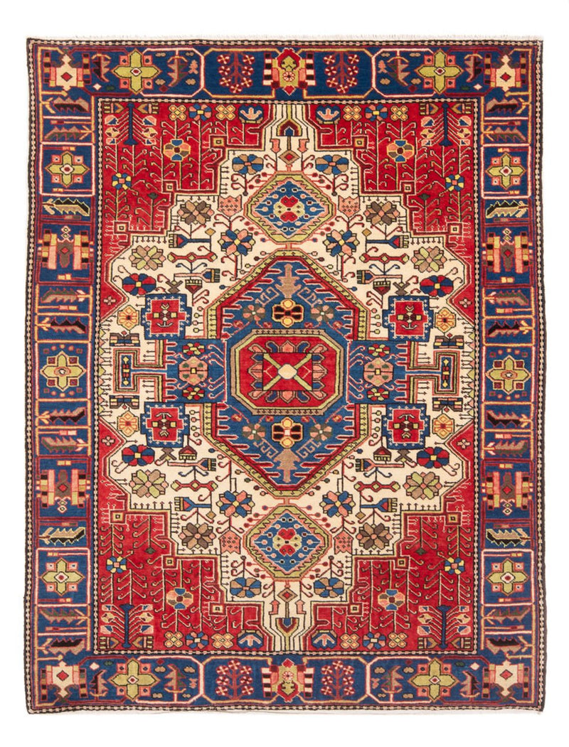Alfombra persa - Nómada - 202 x 130 cm - azul