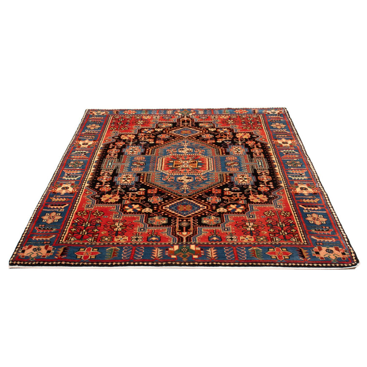 Alfombra persa - Nómada - 200 x 140 cm - azul