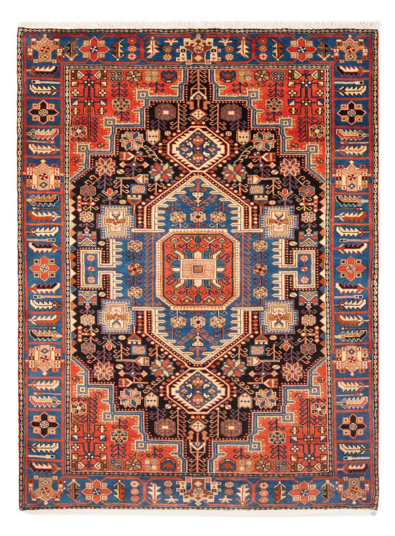 Alfombra persa - Nómada - 198 x 142 cm - azul