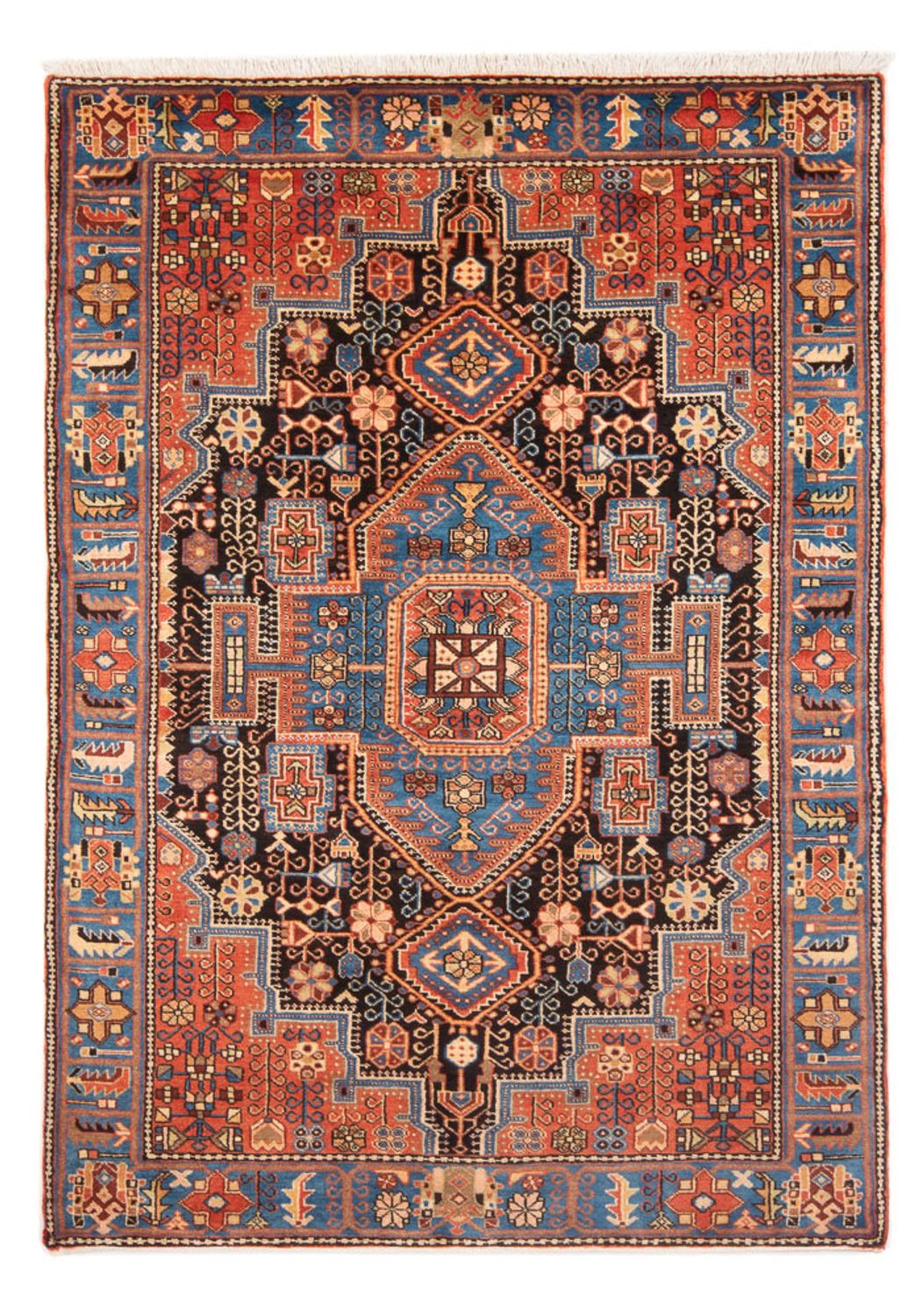 Alfombra persa - Nómada - 200 x 143 cm - azul
