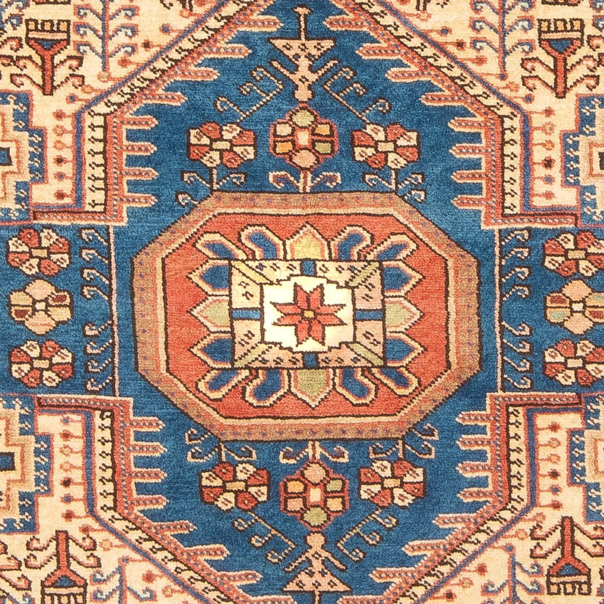 Alfombra persa - Nómada - 195 x 138 cm - azul