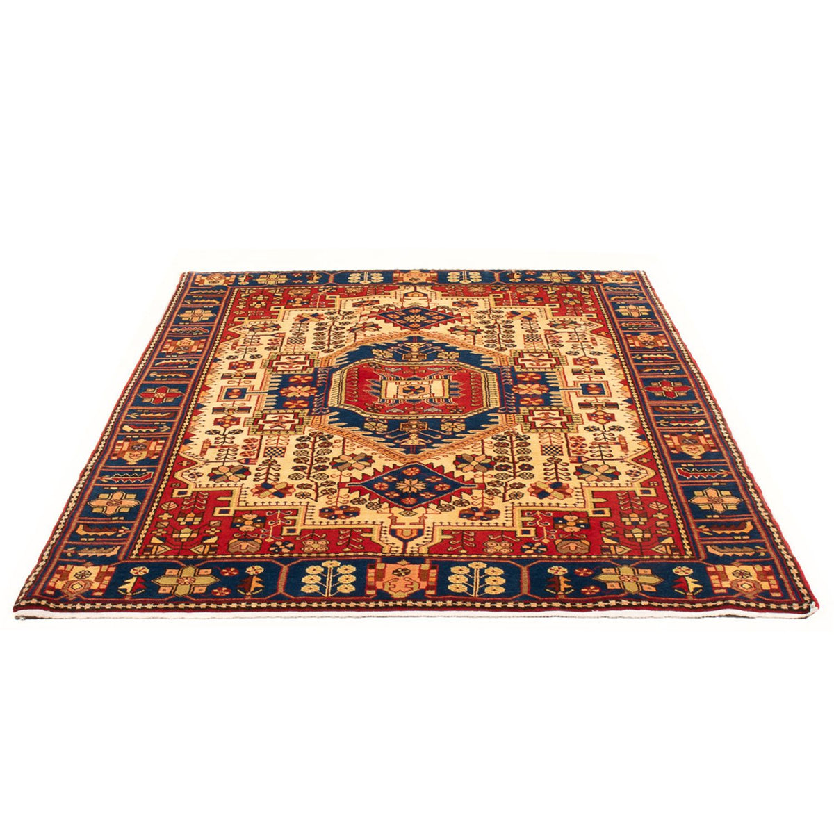 Alfombra persa - Nómada - 192 x 143 cm - azul