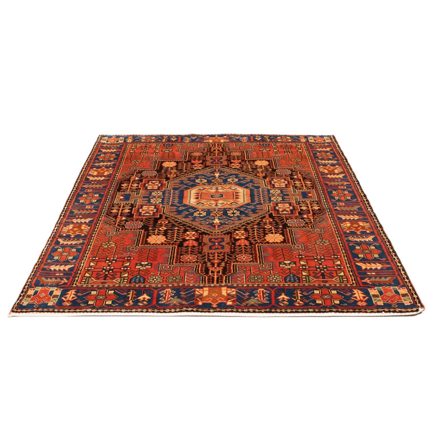 Alfombra persa - Nómada - 197 x 137 cm - azul