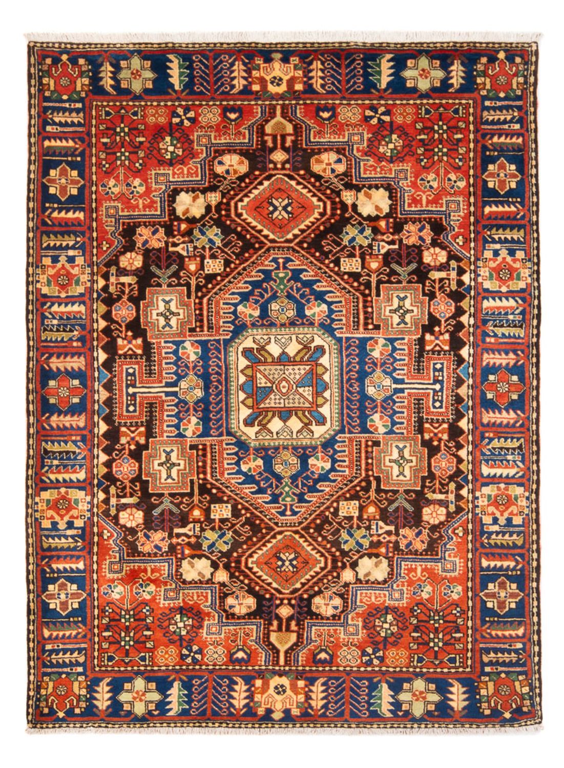 Alfombra persa - Nómada - 200 x 145 cm - azul