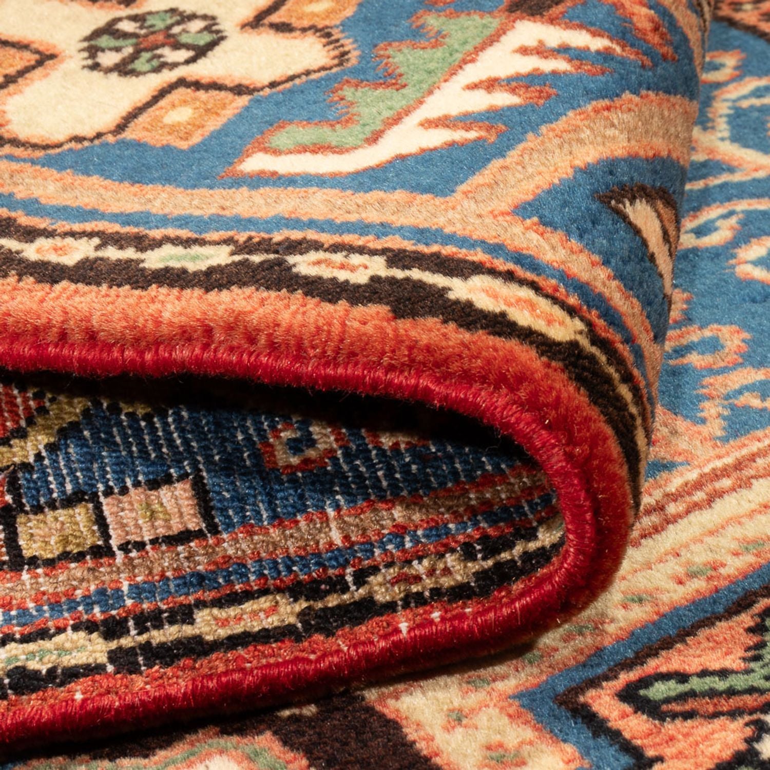 Alfombra persa - Nómada - 200 x 140 cm - azul